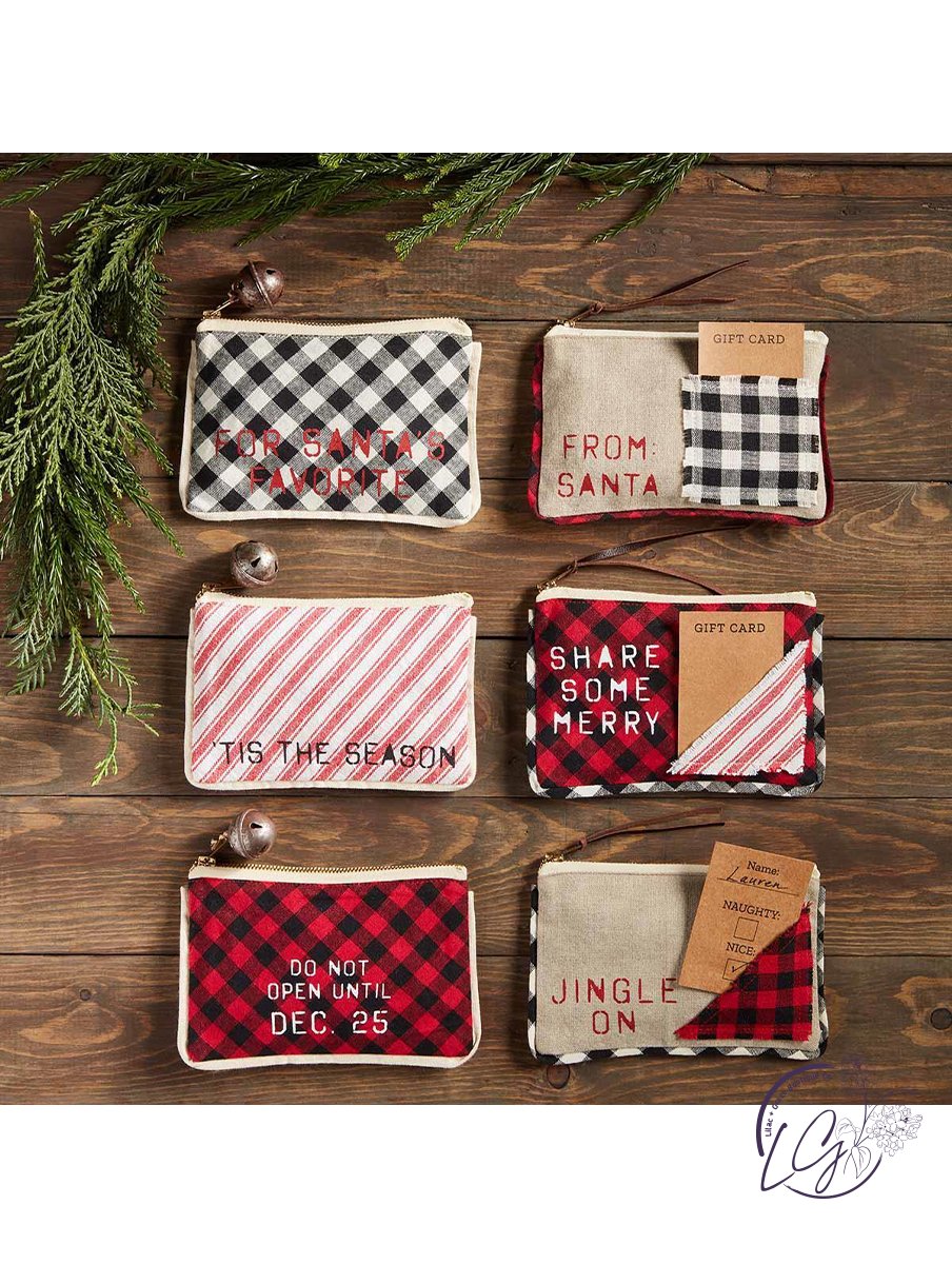 Gift Card Pouch- Christmas