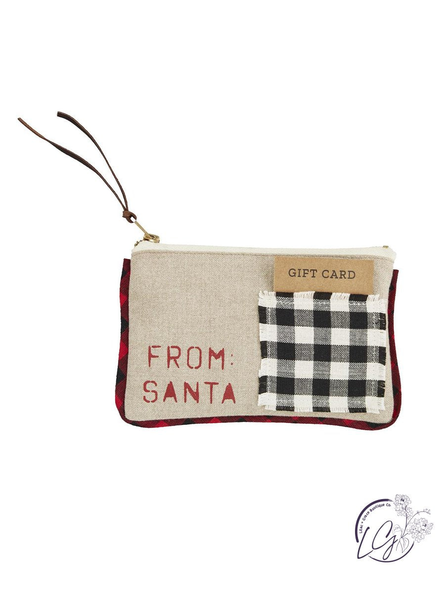 Gift Card Pouch- Christmas