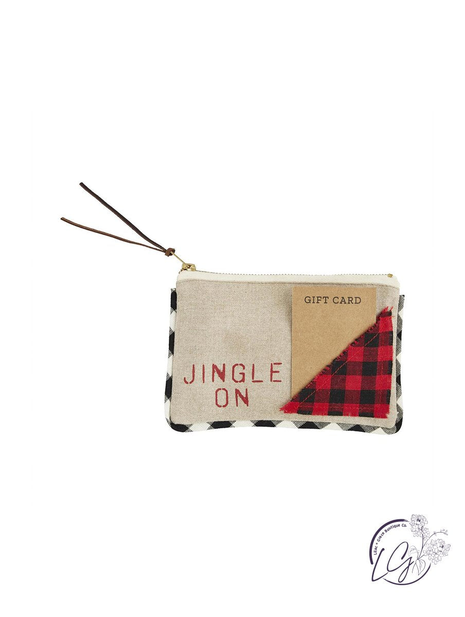 Gift Card Pouch- Christmas