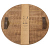 Round Oversized Wood Charcuterie board