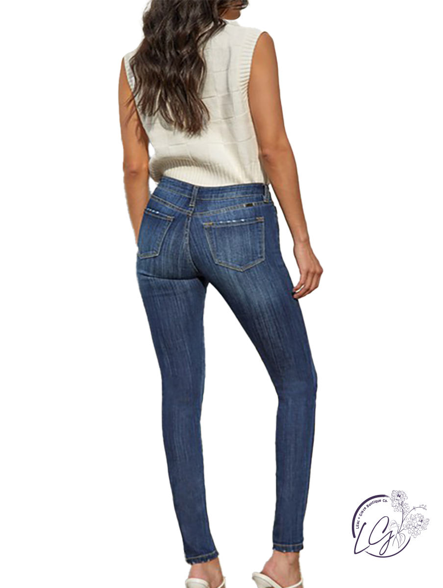 Kaitlynn Mid-Rise Skinny by KanCan