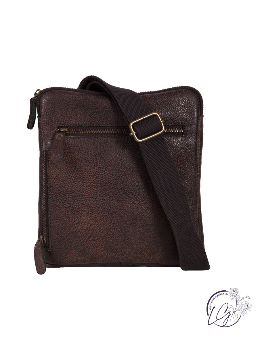 Leather Crossbody Bag by Scully