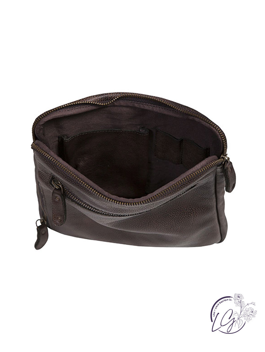 Leather Crossbody Bag by Scully