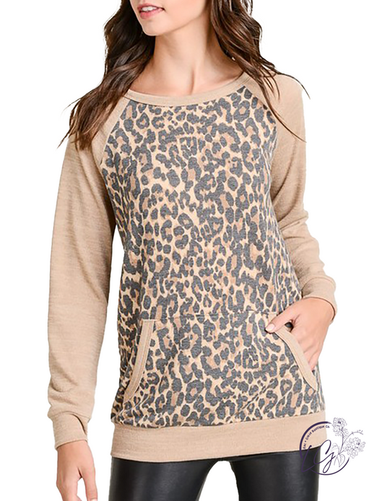 Running Wild Leopard Long Sleeve