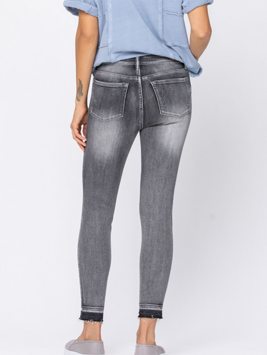 (SALE) Alexis High-Rise Released Hem Skinny By Judy Blue
