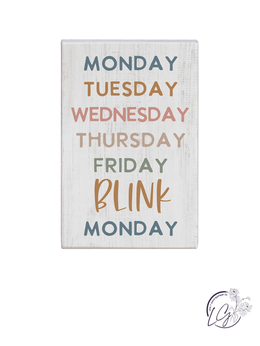 Decorative Blocks with Sayings 5.25"X3.5"