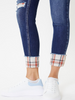 Brianna High-Rise Plaid Ankle Skinny By KanCan