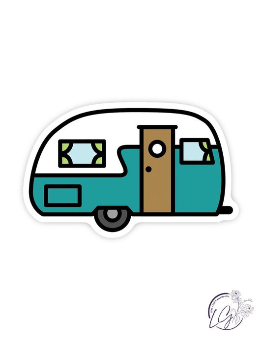 Retro Camper Sticker