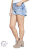 Cassie High Rise Mom Shorts by KanCan