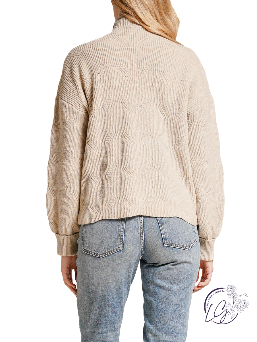 Always Thankful Mock Neck Sweater