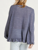 Darling Delight Ruffle Long Sleeve in Denim