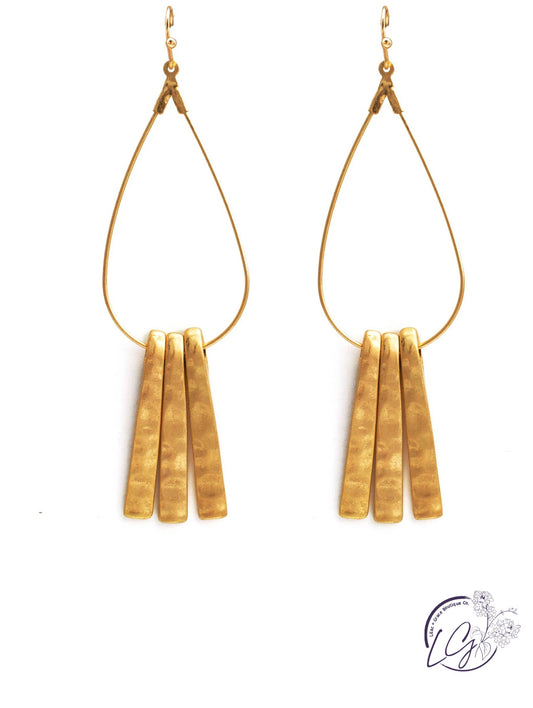 Triple Bar Earrings