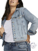 Curvy Fitted Jean Jacket