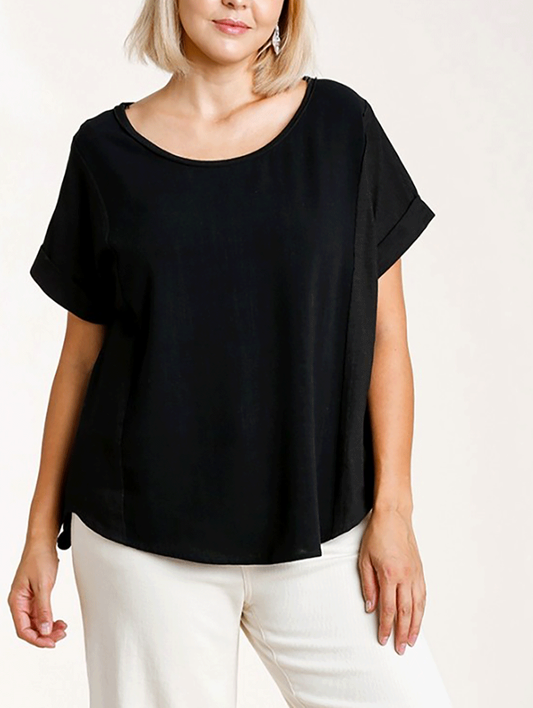 Curvy Feeling Confident Short Sleeve Top