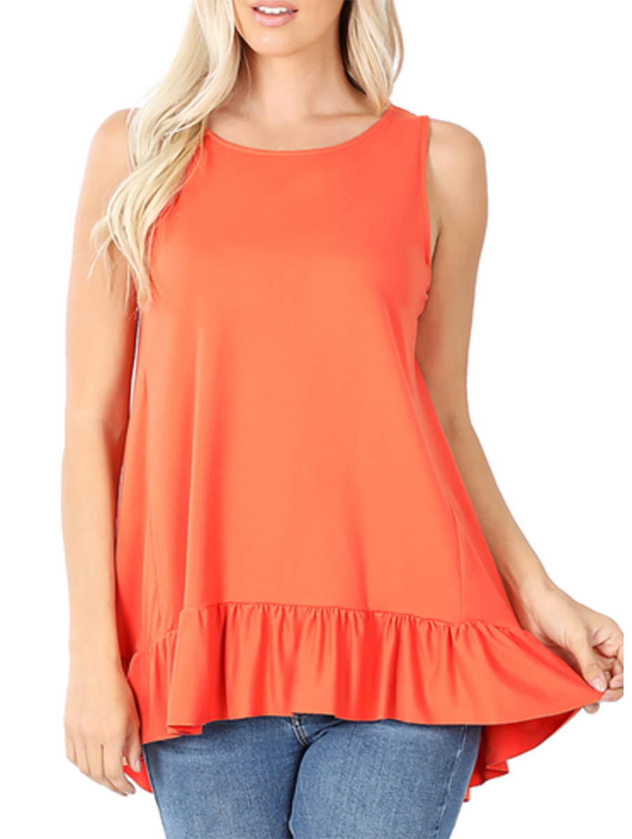 Feeling Flirty Ruffle Tank