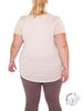 Curvy Short Sleeve High-Low Top