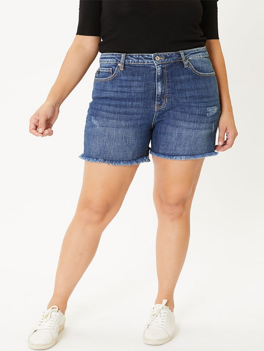 Curvy Jenny High Rise Shorts By KanCan