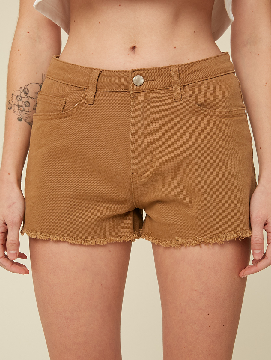 Speaking Freely Vintage High-Rise Cut Off Shorts