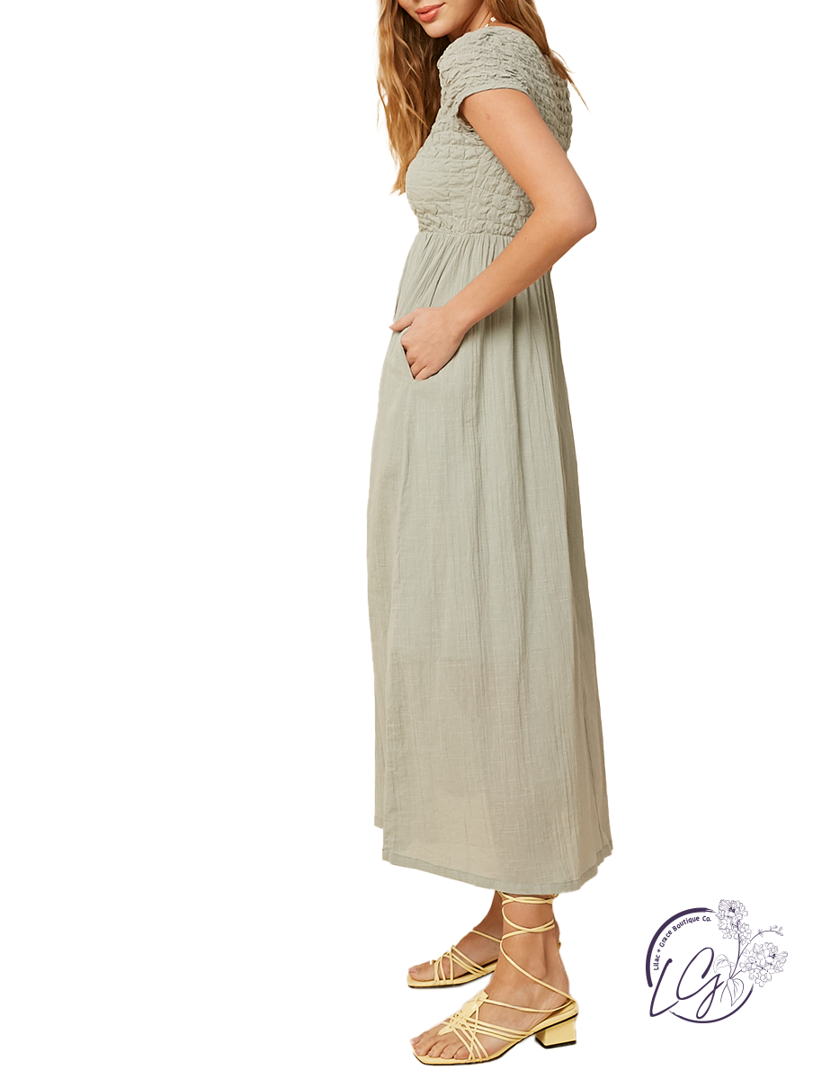 Make Them Jealous Smocked Maxi Dress