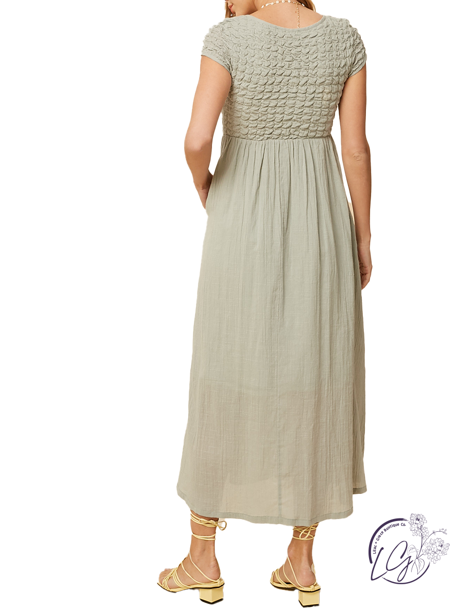 Make Them Jealous Smocked Maxi Dress