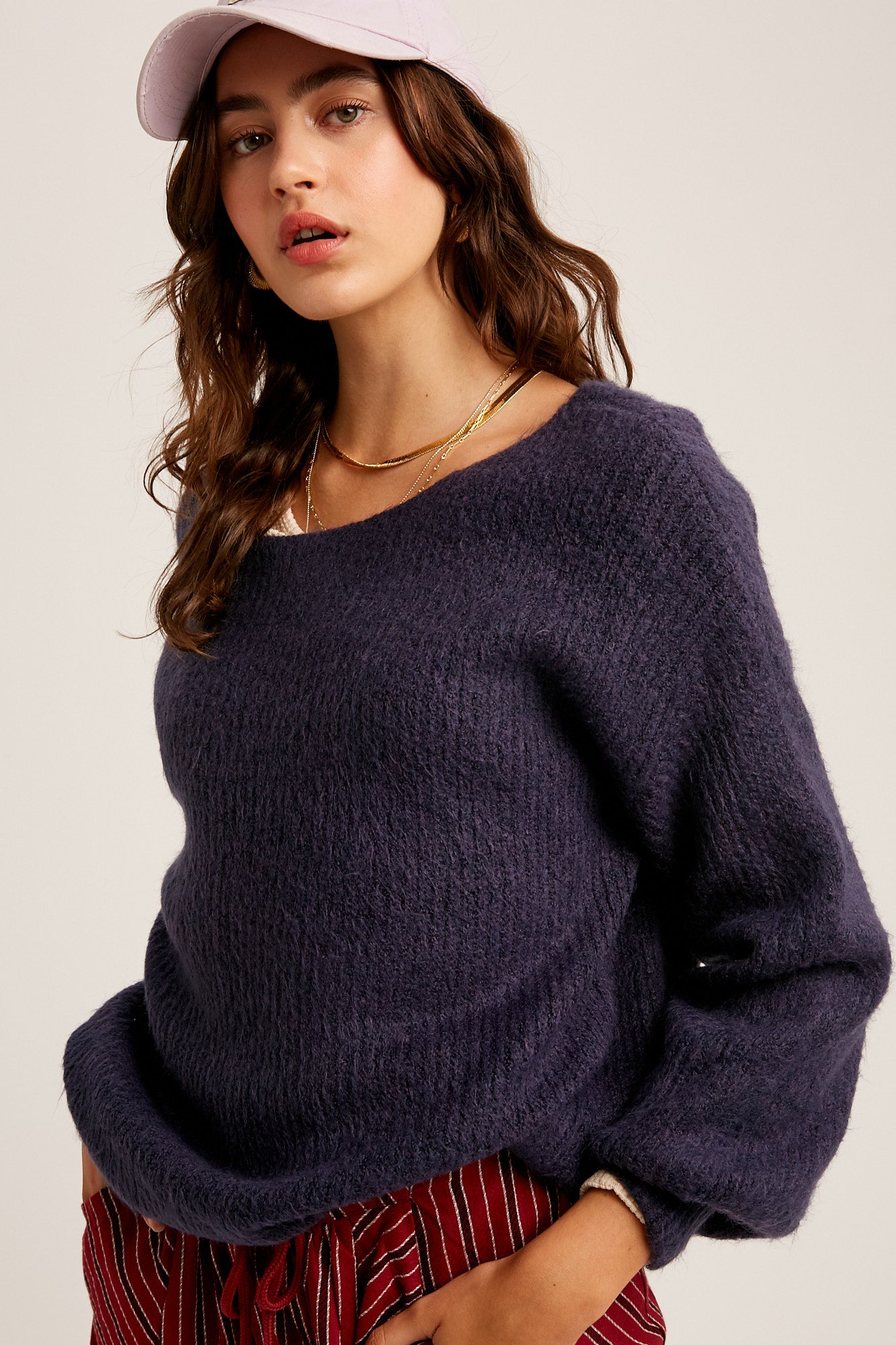 Find You Later Ribbed Sweater