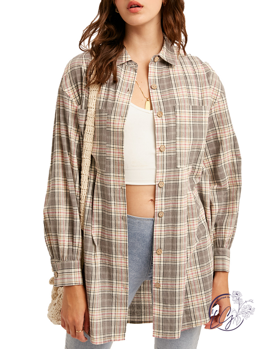 Easy Find Oversized Flannel