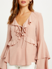 Happy Thoughts Bell Sleeves Top