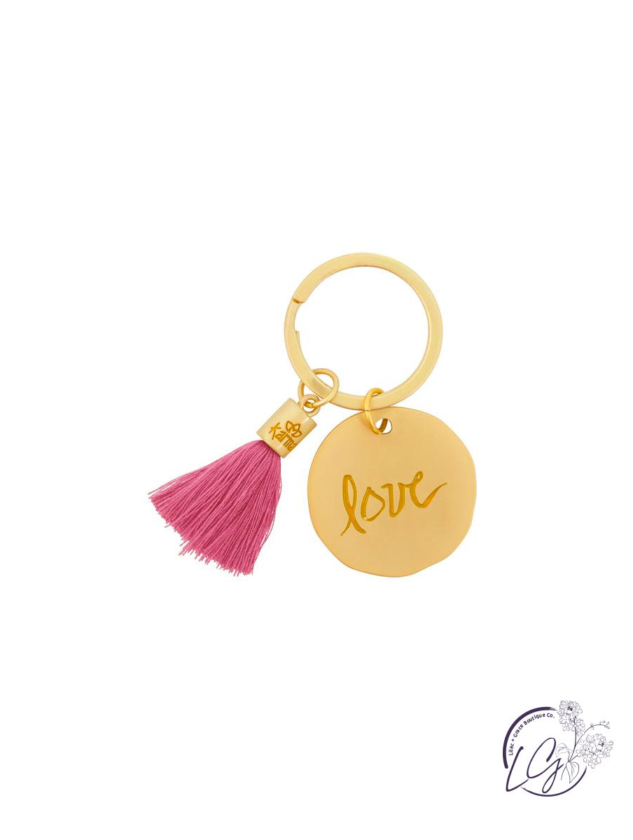 Round Tassel Keychains