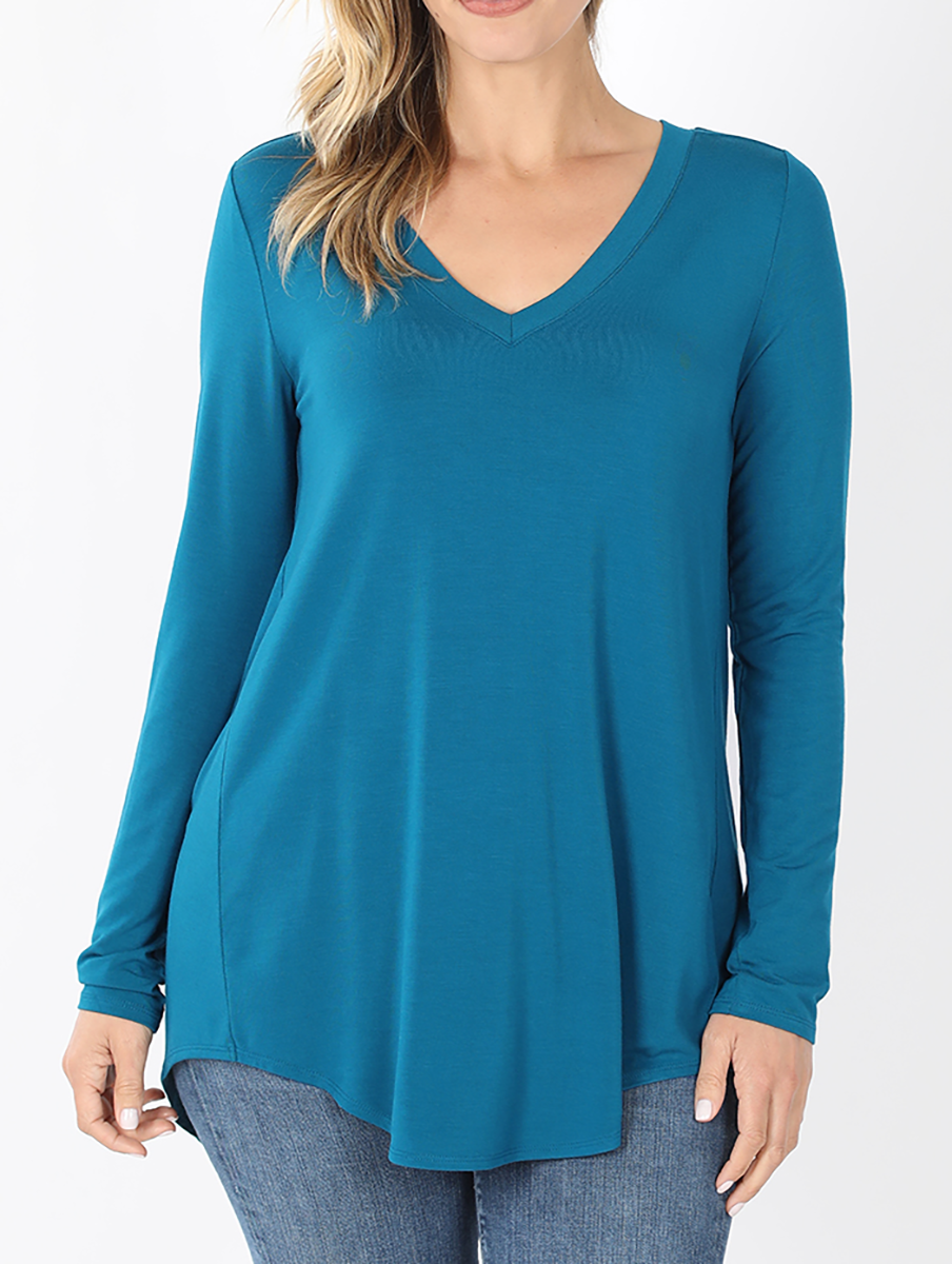 Must Have V-Neck Long Sleeve