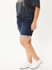 Curvy Noelle Mid-Rise Shorts By KanCan