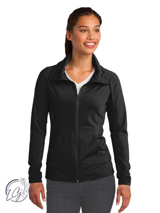 On The Move Full Zip Jacket in Black