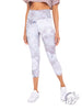 Winter Blooms Capri High-Waist Leggings