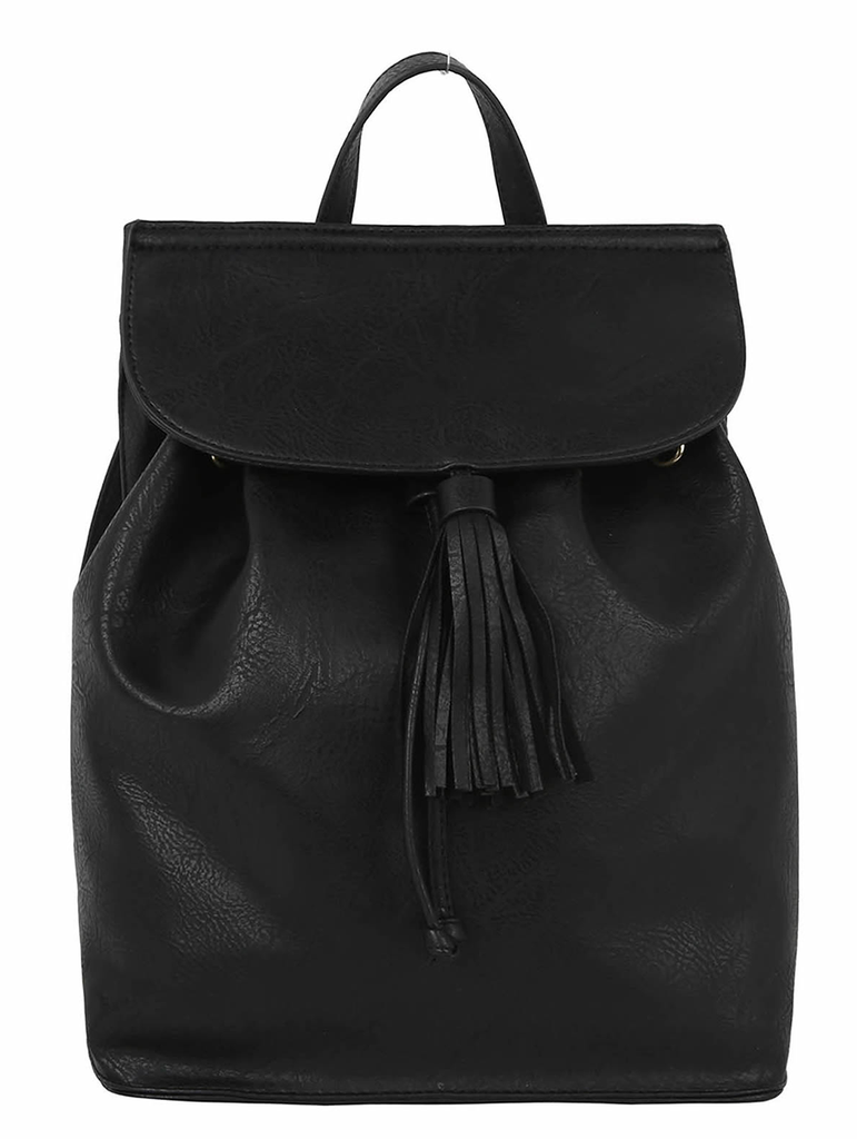 David Jones Sleek Backpack in Black – Lilac & Grace Boutique, Co.