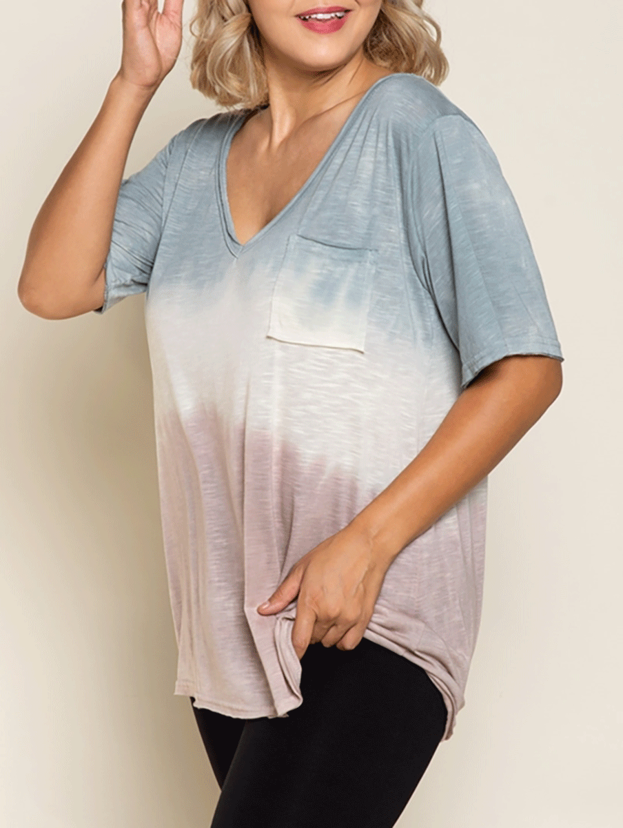 Curvy To Dye For Basic Tee