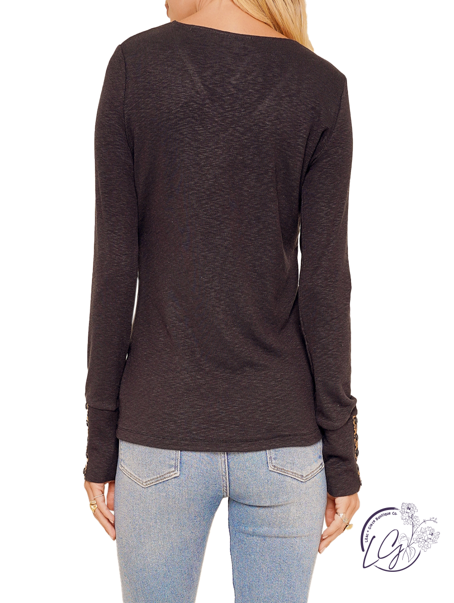 Oh So Sweet Cinched Drawstring Long Sleeve