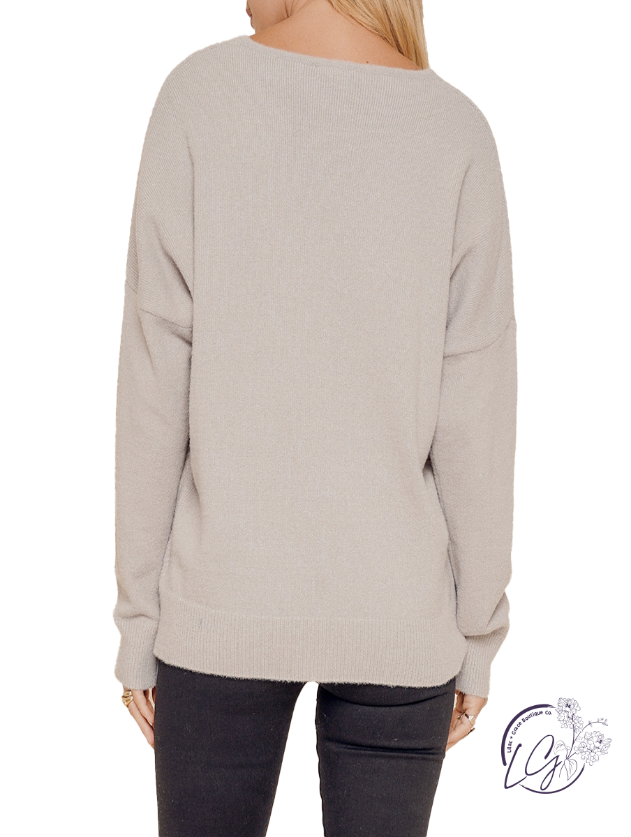 Don't Forget About Me V-Neck Sweater