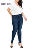 Curvy Amber Mid-Rise Skinny by Vervet