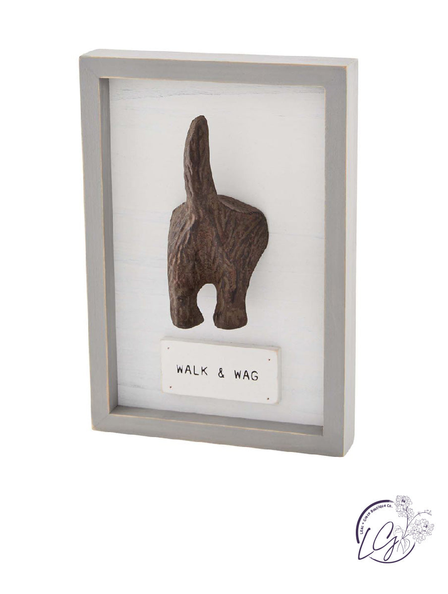 Shadow-Box Dog Leash Hook