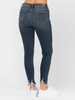 Aleah Mid-Rise Destroyed Hem Skinny by Judy Blue