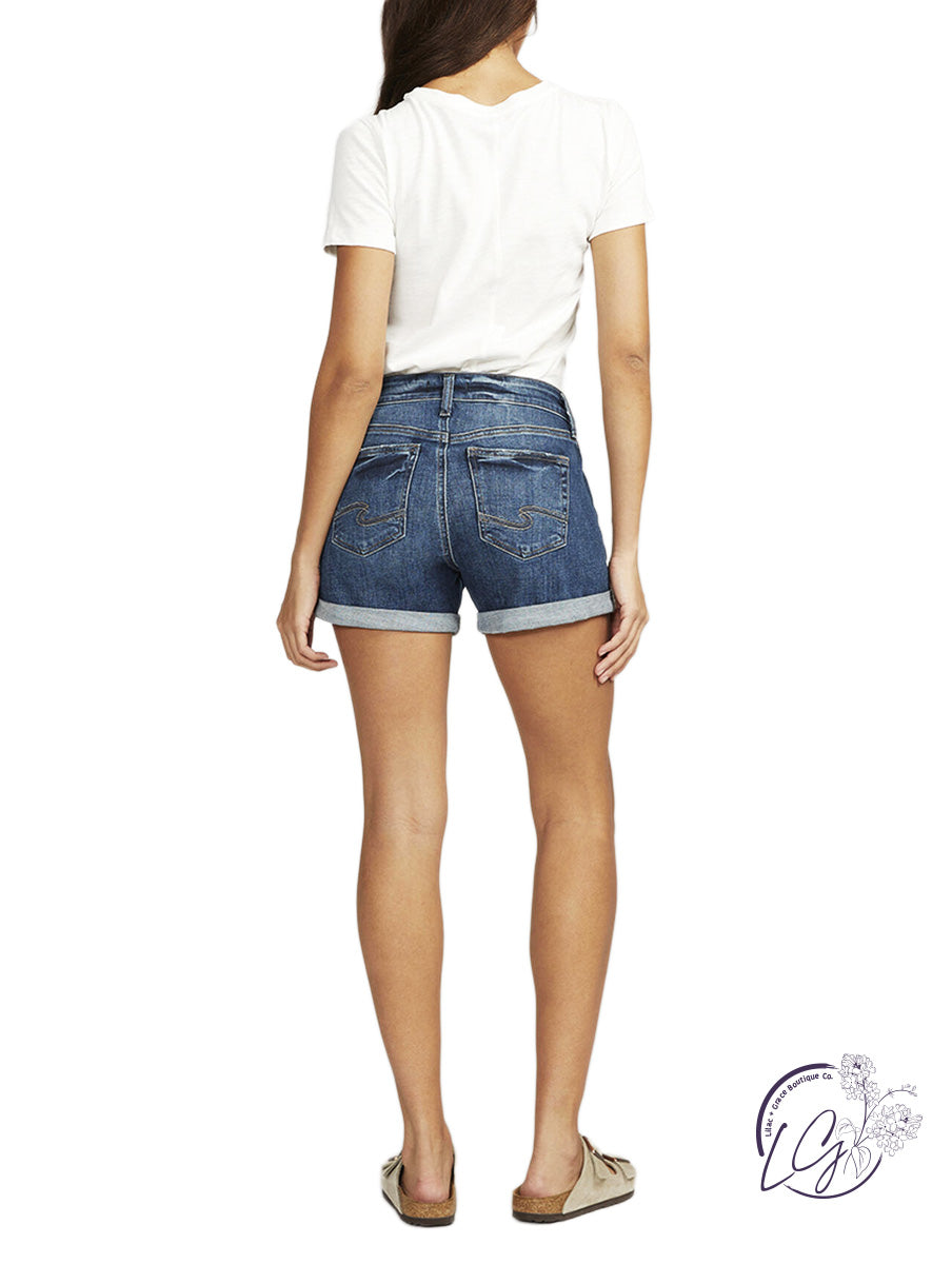 Suki Mid Rise Short By Silver Jeans