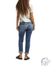 Girlfriend Mid Rise Slim Leg Jeans