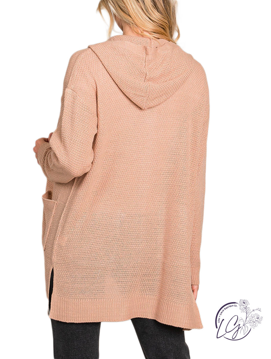 Curvy Something Special Hooded Cardigan