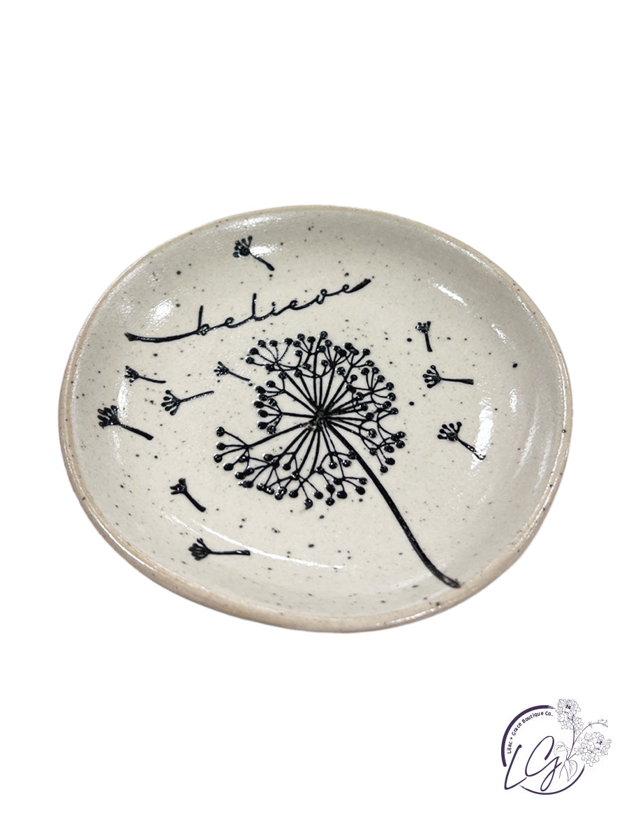 Stoneware Neutral Zone Wish Trinket Dish