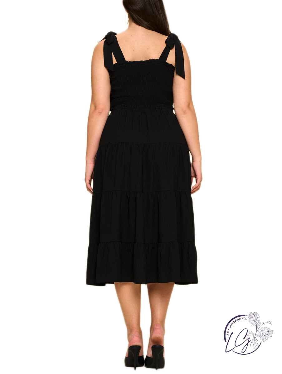 Curvy On Point Midi Dress