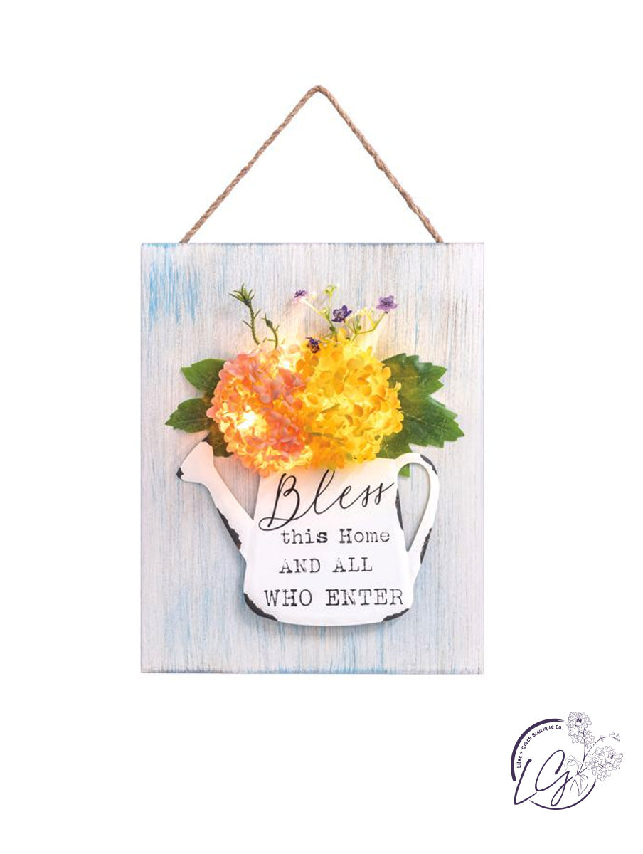 LOVE BLOOM BOUQUET HANGER WITH LED