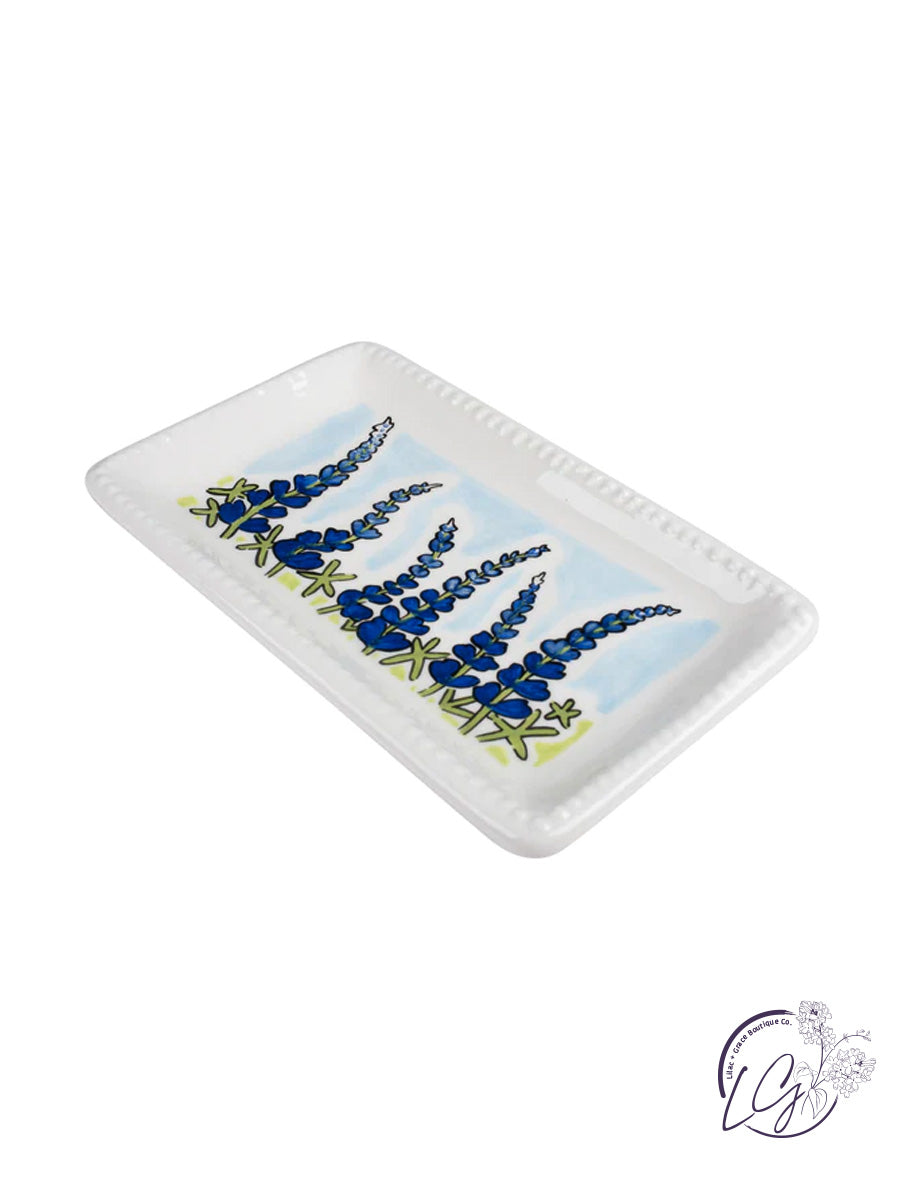 Blue Bonnet Trinket Tray