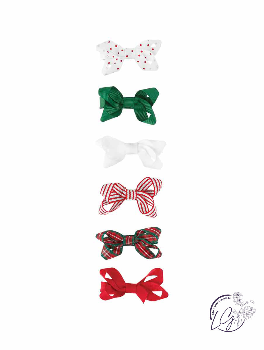 GROSGRAIN HOLIDAY BITTY BOWS