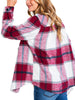 Curvy Happy Thoughts Plaid Shacket