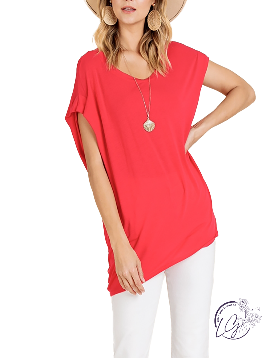 Choosing Me Scoop Neck Top