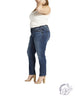 Curvy Suki Mid Rise Straight Leg Jeans